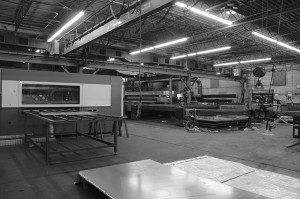 LE Sauer Machine Company view of laser machines