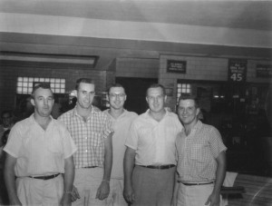 Bowling Team 1957 including Lou and Bob Sauer