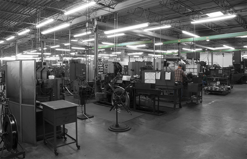 LE Sauer Machine Company Interior View